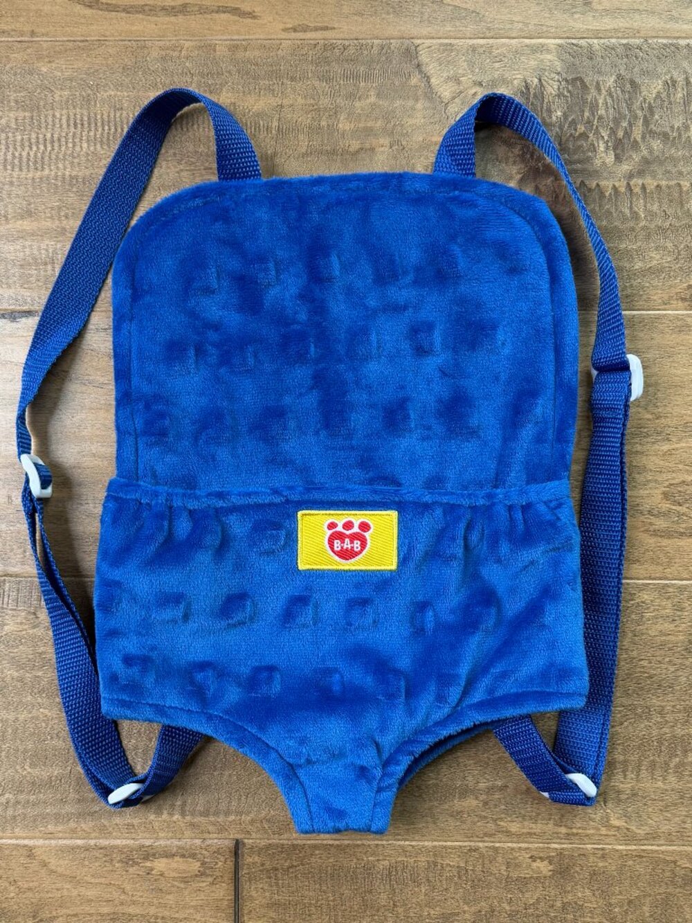 BUILD-A-BEAR blue bear or stuffed animal carrier
